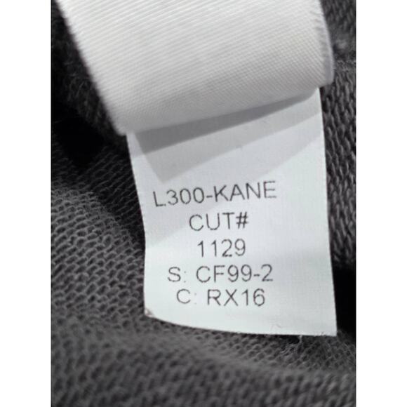 Asher RELAXED PULLOVER SWEATSHIRT Y2K cotton Vintage Gray Medium A004176 - Picture 5 of 6